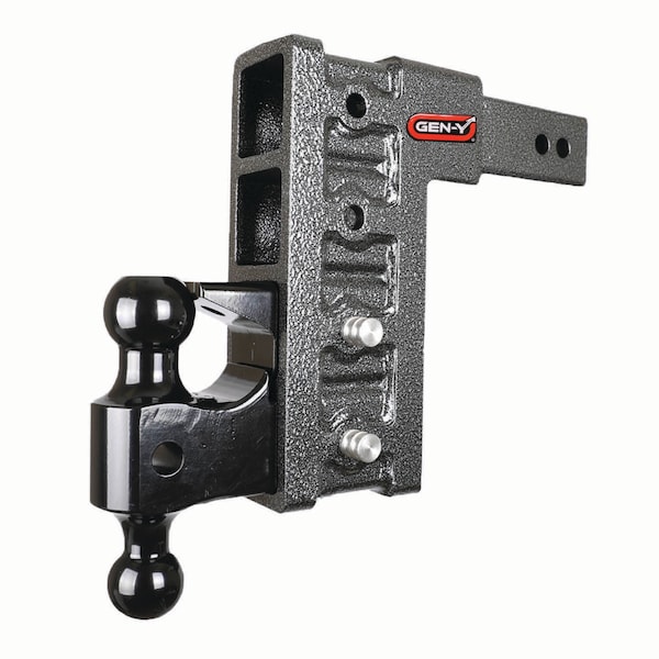 MEGA-DUTY 2.5 Shank 9 Drop 3K TW 21K Hitch & GH-061 Dual-Ball & GH-062 Pintle Lock